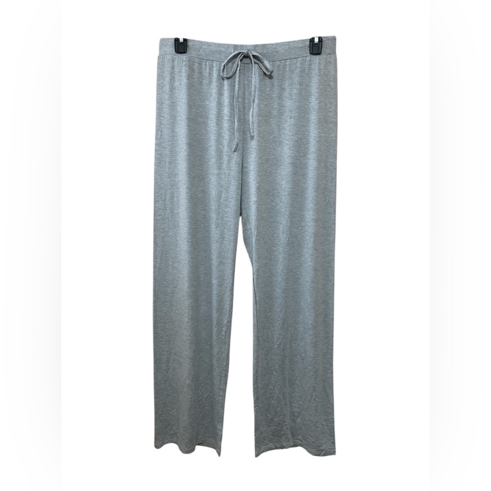 Trendy Queen Women's Gray Joggers, Elastic Waist, Flowy, Size XL.